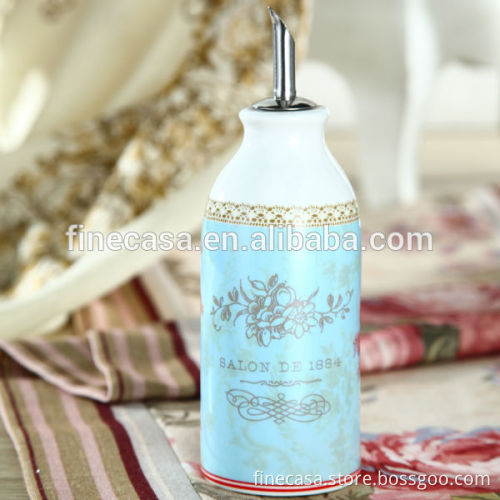 Elegant Fine New Bone China Oil and Vinegar set